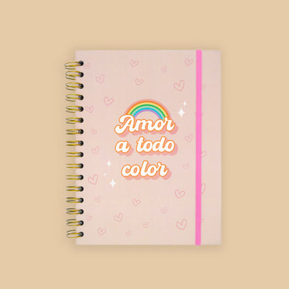 Libreta amor a todo color