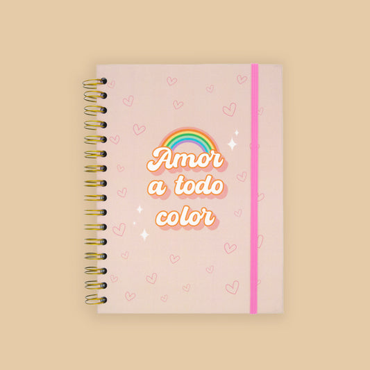 Libreta amor a todo color